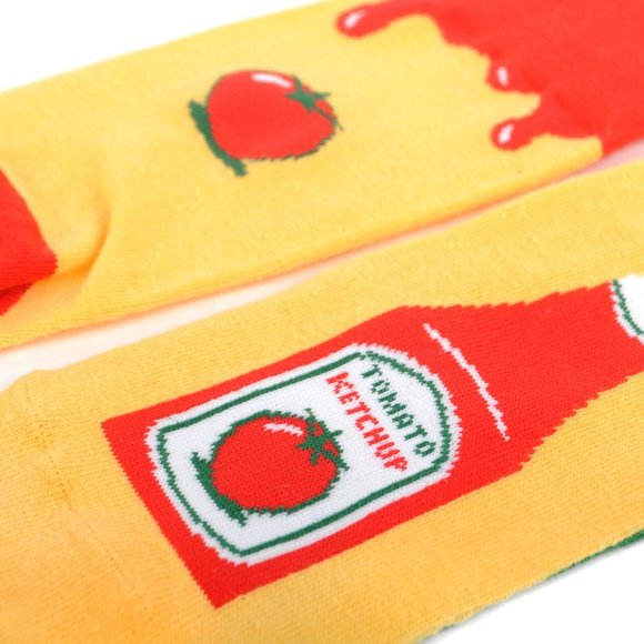 Men's Ketchup Bottle Novelty Socks - Picture 3 of 6